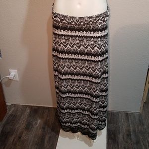 Tribal maxi skirt